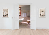 Set Of Two Laundry Room 1 White Framed Print Bathroom Wall Art - Homeroots