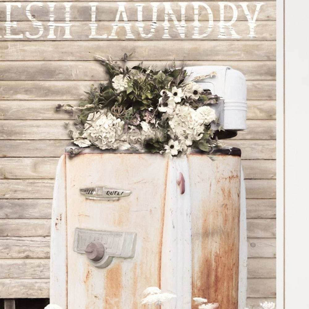 Set Of Two Laundry Room 1 White Framed Print Bathroom Wall Art - Homeroots - Flyclothing LLC