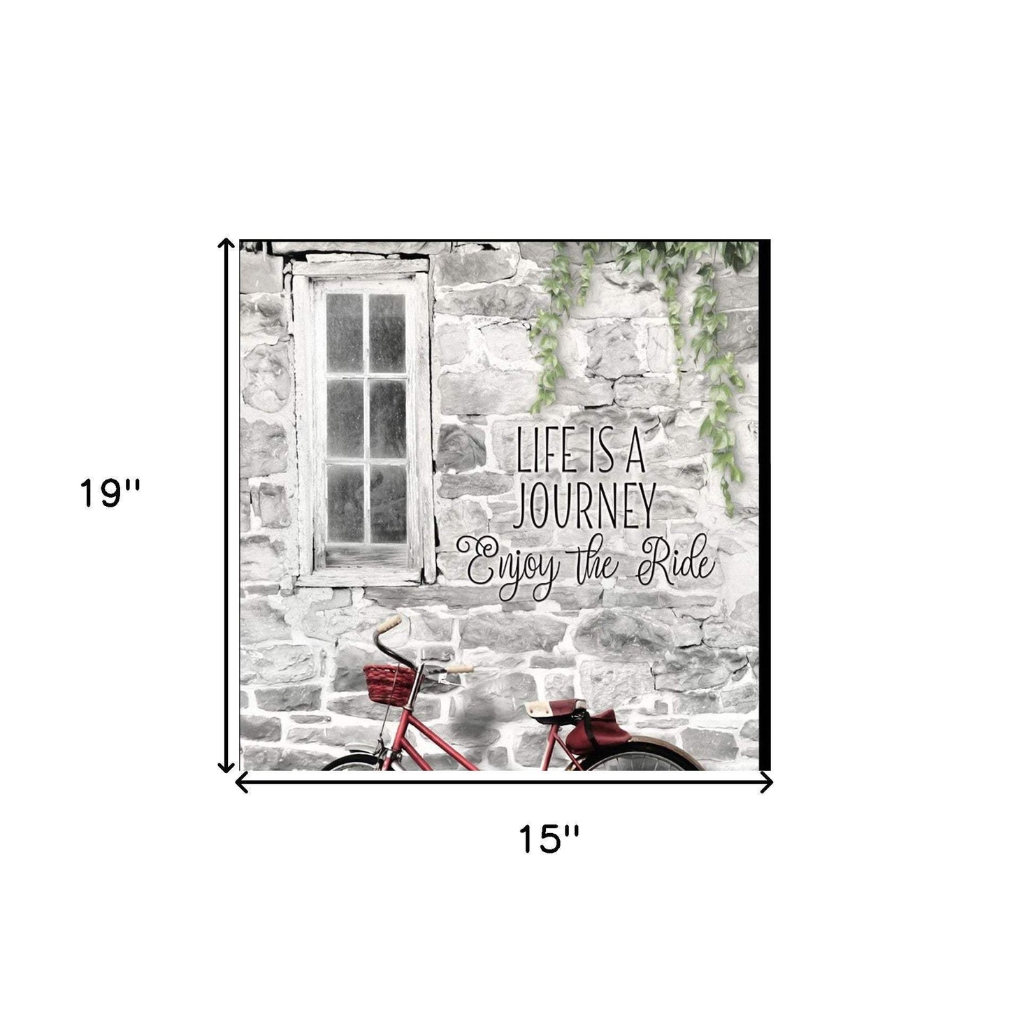 Set Of Two Romantic Bicycles 2 Black Framed Print Wall Art - Homeroots - Flyclothing LLC