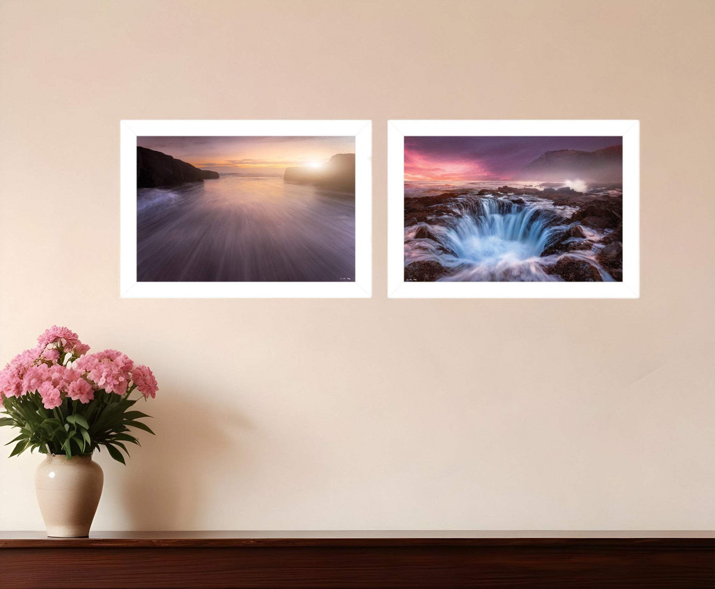 Set Of Two Future Genesis 1 White Framed Print Wall Art - Homeroots - Flyclothing LLC