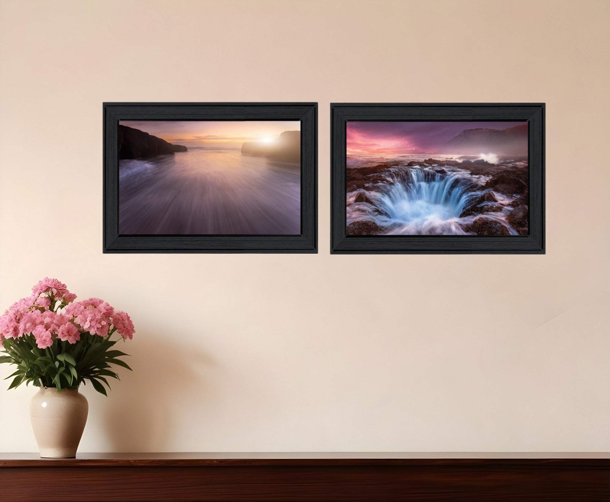 Set Of Two Future Genesis 2 Black Framed Print Wall Art - Homeroots - Flyclothing LLC