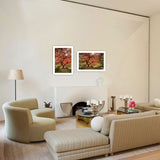 Set Of Two First Colors of Fall I White Framed Print Wall Art - Homeroots