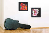 Set Of Two Blooms on Black 2 Black Framed Print Wall Art - Homeroots - Flyclothing LLC