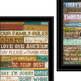 Set Of Two Today Is 2 Black Framed Print Wall Art - Homeroots - Flyclothing LLC