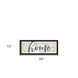 Set Of Two Love or Home 1 Black Framed Print Wall Art - Homeroots - Flyclothing LLC
