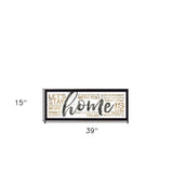 Set Of Two Love or Home 2 Black Framed Print Wall Art - Homeroots - Flyclothing LLC