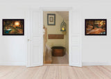 Set Of Two Resting Places 2 Black Framed Print Wall Art - Homeroots - Flyclothing LLC