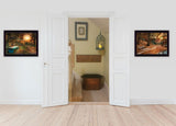 Set Of Two Resting Places 2 Black Framed Print Wall Art - Homeroots