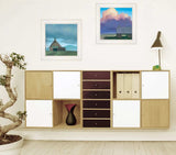 Set Of Two Two Barnscapes 1 White Framed Print Wall Art - Homeroots - Flyclothing LLC