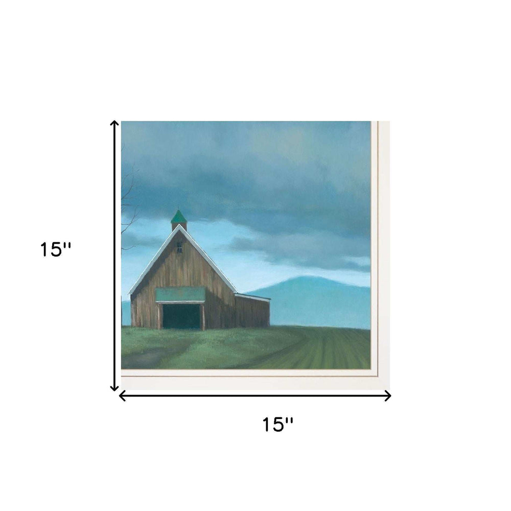 Set Of Two Two Barnscapes 1 White Framed Print Wall Art - Homeroots - Flyclothing LLC