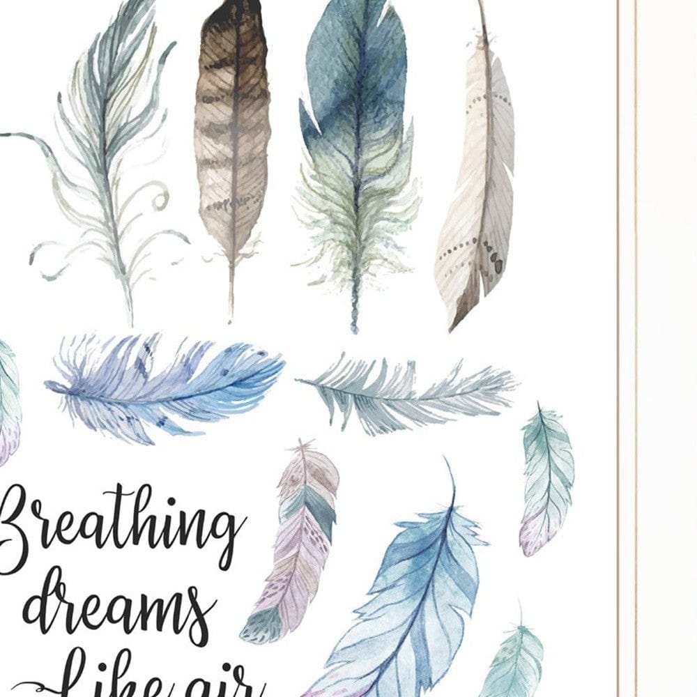 Set Of Two Good Vibes 1 White Framed Print Wall Art - Homeroots - Flyclothing LLC