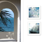 Set Of Two Sailboat Marina 1 White Framed Print Wall Art - Homeroots - Flyclothing LLC