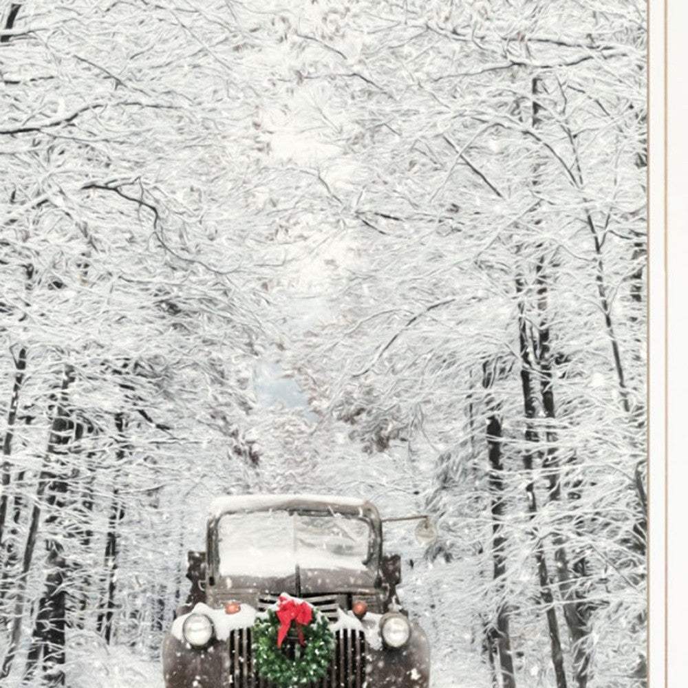 Set Of Two Antique Christmas 1 White Framed Print Wall Art - Homeroots - Flyclothing LLC