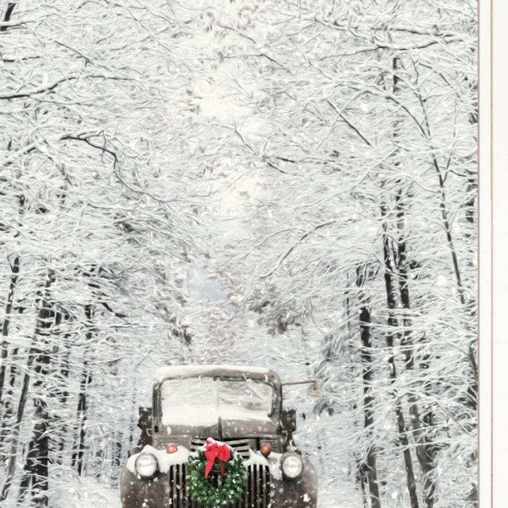 Set Of Two Antique Christmas 1 White Framed Print Wall Art - Homeroots - Flyclothing LLC