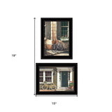 Set Of Two A Picnic Getaway 2 Black Framed Print Wall Art - Homeroots - Flyclothing LLC