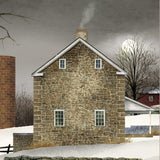 Set Of Two Cold Winter 1 White Framed Print Wall Art - Homeroots - Flyclothing LLC