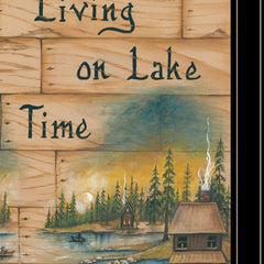 Set Of Two Living on the Lake 2 Black Framed Print Wall Art - Homeroots