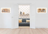 Set Of Two My Happy Place 1 White Framed Print Wall Art - Homeroots - Flyclothing LLC