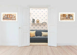 Set Of Two My Happy Place 1 White Framed Print Wall Art - Homeroots - Flyclothing LLC