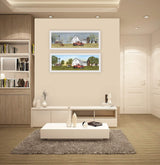 Set Of Two Billy Jacobs Summer or Spring Seasonal White Frame White Framed Print Wall Art - Homeroots - Flyclothing LLC