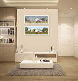 Set Of Two Billy Jacobs Summer or Spring Seasonal White Frame White Framed Print Wall Art - Homeroots - Flyclothing LLC