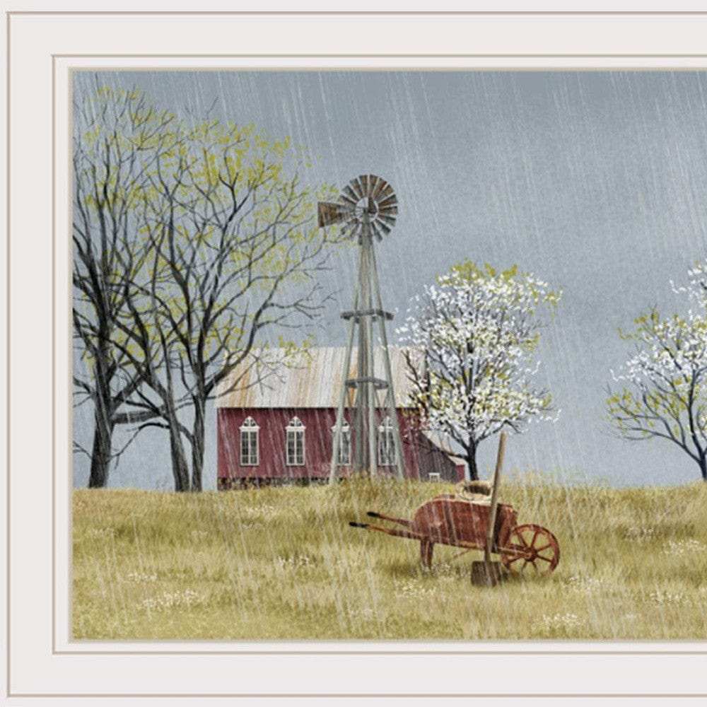 Set Of Two Billy Jacobs Summer or Spring Seasonal White Frame White Framed Print Wall Art - Homeroots - Flyclothing LLC