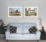 Set Of Two End of Summer 1 White Framed Print Wall Art - Homeroots - Flyclothing LLC