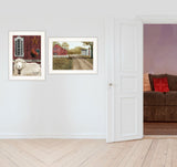Set Of Two Good Morning 1 White Framed Print Wall Art - Homeroots