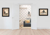 Set Of Two Gone Fishing 2 Black Framed Print Wall Art - Homeroots - Flyclothing LLC