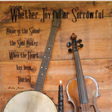 Set Of Two Music or Nevermore 1 White Framed Print Wall Art - Homeroots - Flyclothing LLC