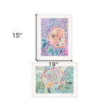 Set Of Two Bloom for Yourself 1 White Framed Print Wall Art - Homeroots - Flyclothing LLC