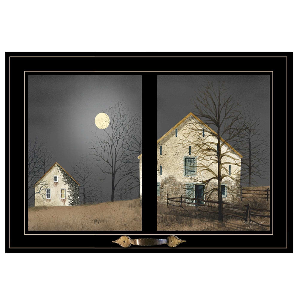 Still of the Night 5 Black Framed Print Wall Art - Homeroots - Flyclothing LLC