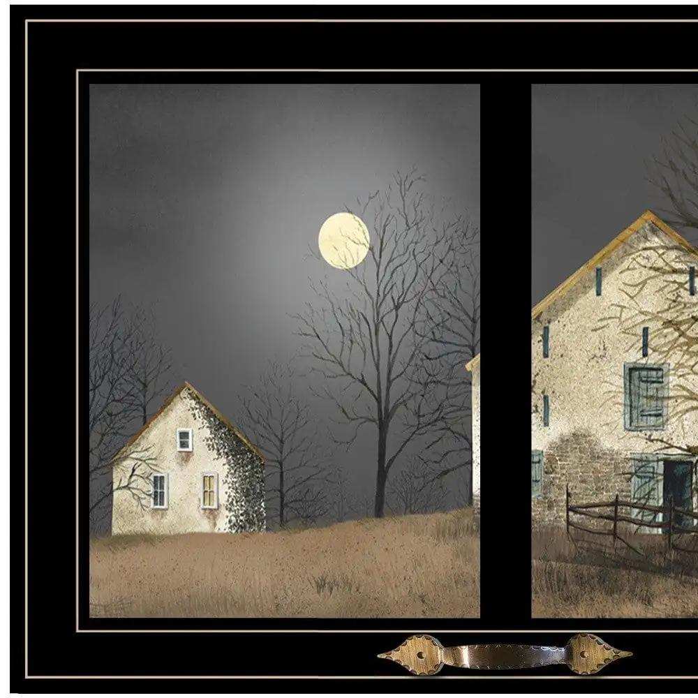 Still of the Night 5 Black Framed Print Wall Art - Homeroots - Flyclothing LLC