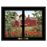 Summer Days 4 Black Framed Print Wall Art - Homeroots