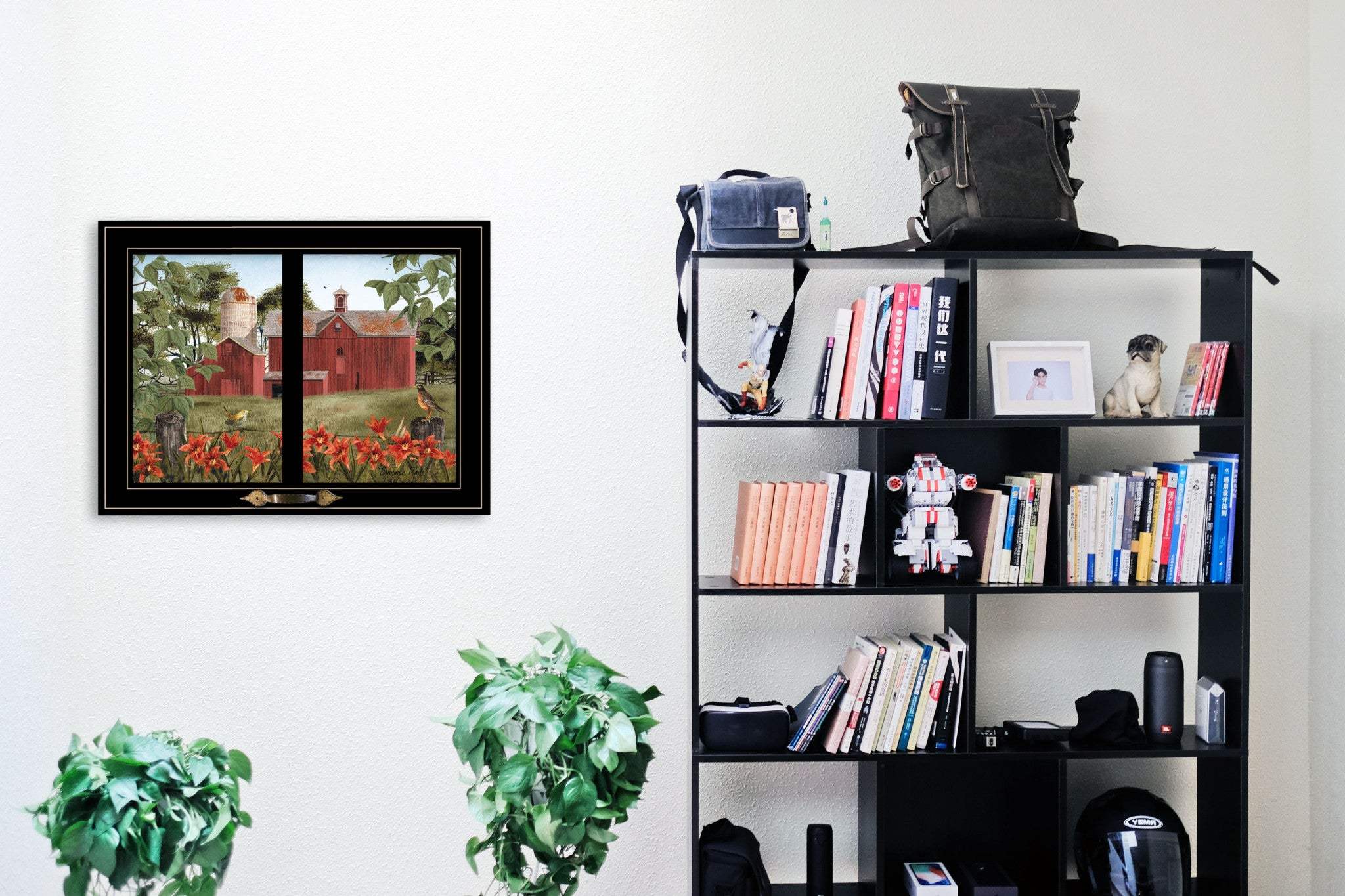 Summer Days 4 Black Framed Print Wall Art - Homeroots - Flyclothing LLC