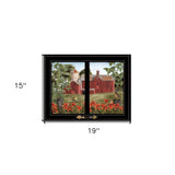 Summer Days 4 Black Framed Print Wall Art - Homeroots - Flyclothing LLC