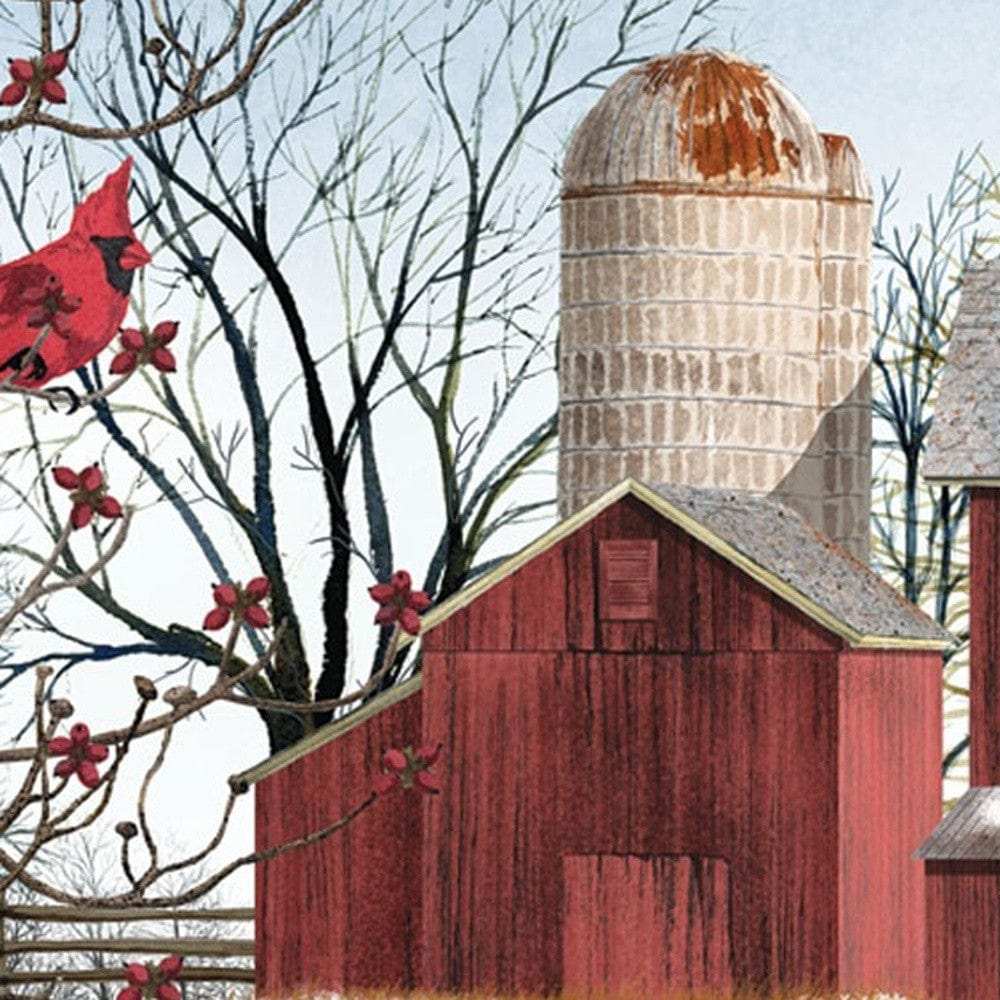 Winter Friends 5 White Framed Print Wall Art - Homeroots - Flyclothing LLC