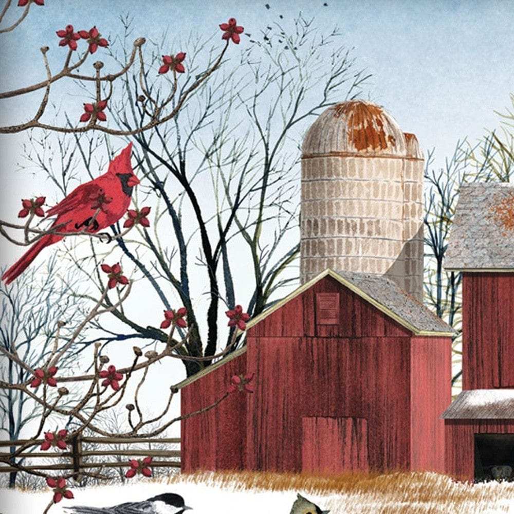 Winter Friends 5 White Framed Print Wall Art - Homeroots - Flyclothing LLC