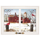 Winter Friends 5 White Framed Print Wall Art - Homeroots - Flyclothing LLC