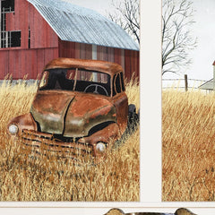 Granddads Old Truck 9 White Framed Print Wall Art - Homeroots