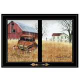 Granddads Old Truck 8 Black Framed Print Wall Art - Homeroots