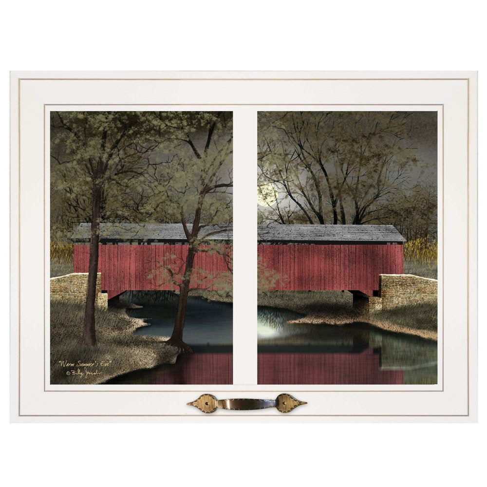 Warm Summers Eve 4 White Framed Print Wall Art - Homeroots - Flyclothing LLC