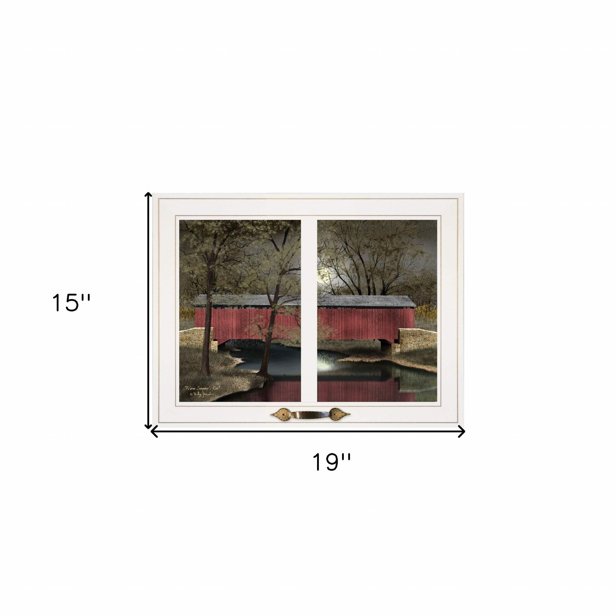 Warm Summers Eve 4 White Framed Print Wall Art - Homeroots - Flyclothing LLC