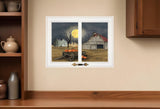 Harvest Moon 9 White Framed Print Kitchen Wall Art - Homeroots