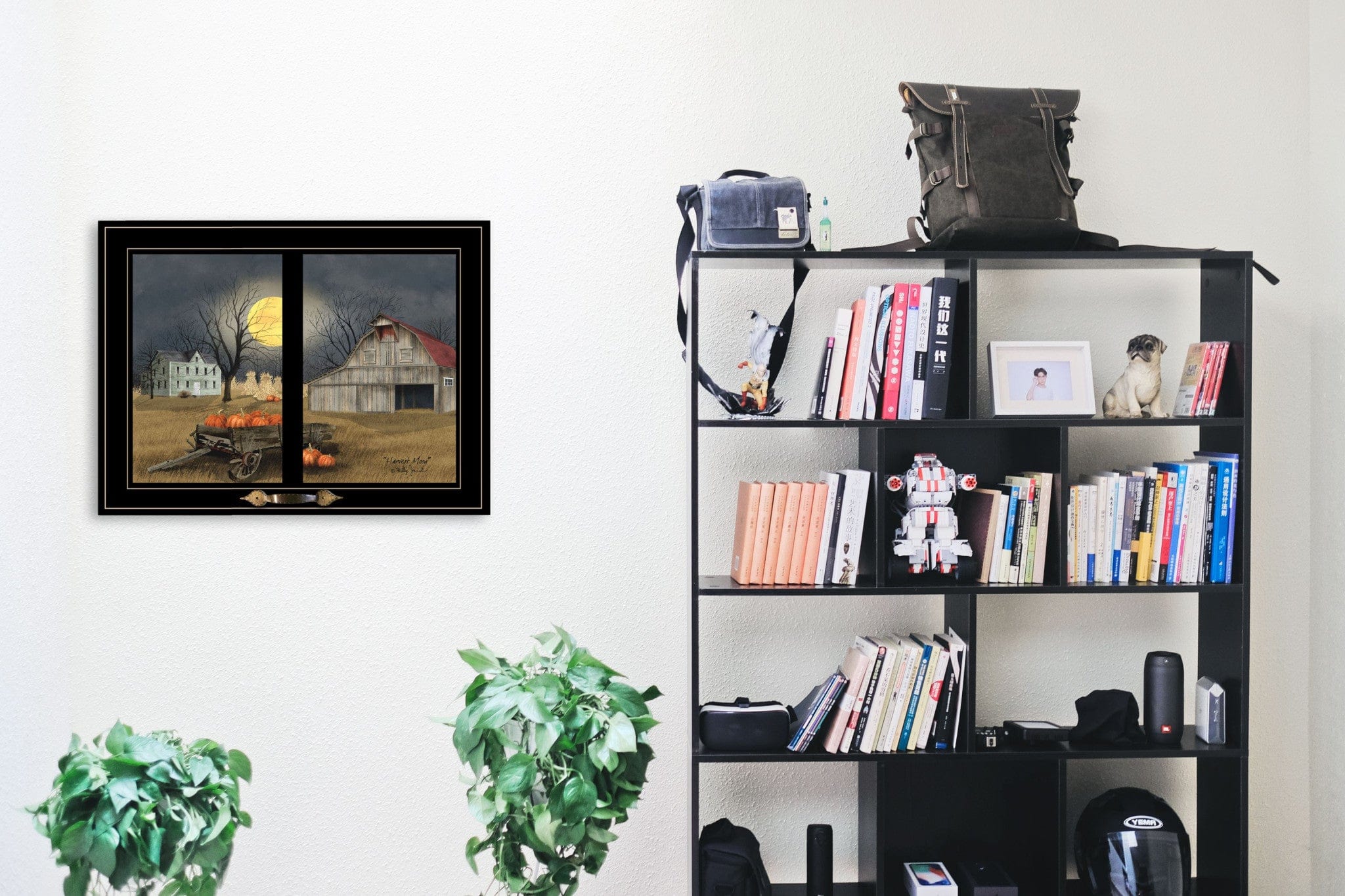 Harvest Moon 10 Black Framed Print Kitchen Wall Art - Homeroots