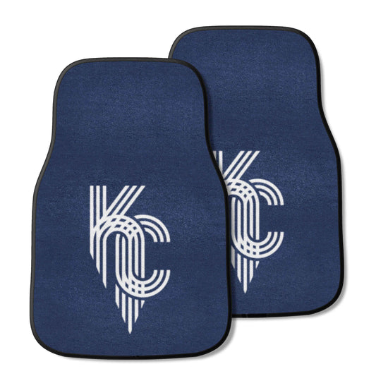 Kansas City Royals Front Carpet Car Mat Set - 2 Pieces - Kansas City Royals
