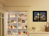 Spooky Harvest Moon 7 Black Framed Print Kitchen Wall Art - Homeroots - Flyclothing LLC