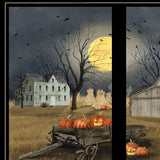 Spooky Harvest Moon 7 Black Framed Print Kitchen Wall Art - Homeroots