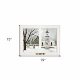 I Heard the Bells on Christmas Day 1 White Framed Print Wall Art - Homeroots - Flyclothing LLC
