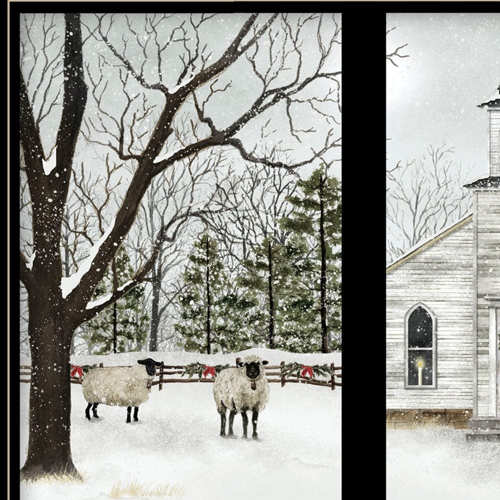 I Heard the Bells on Christmas Day 2 Black Framed Print Wall Art - Homeroots
